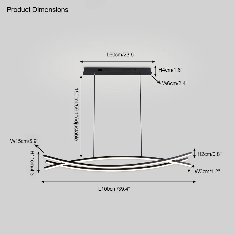 WOMO Arc Chandelier-WM2046 - Image 23