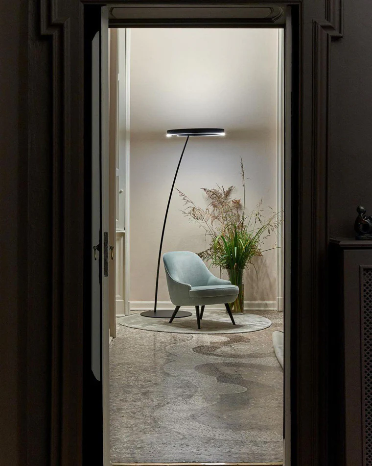 WOMO Circular Arc Floor Lamp-WM7006 - Image 10