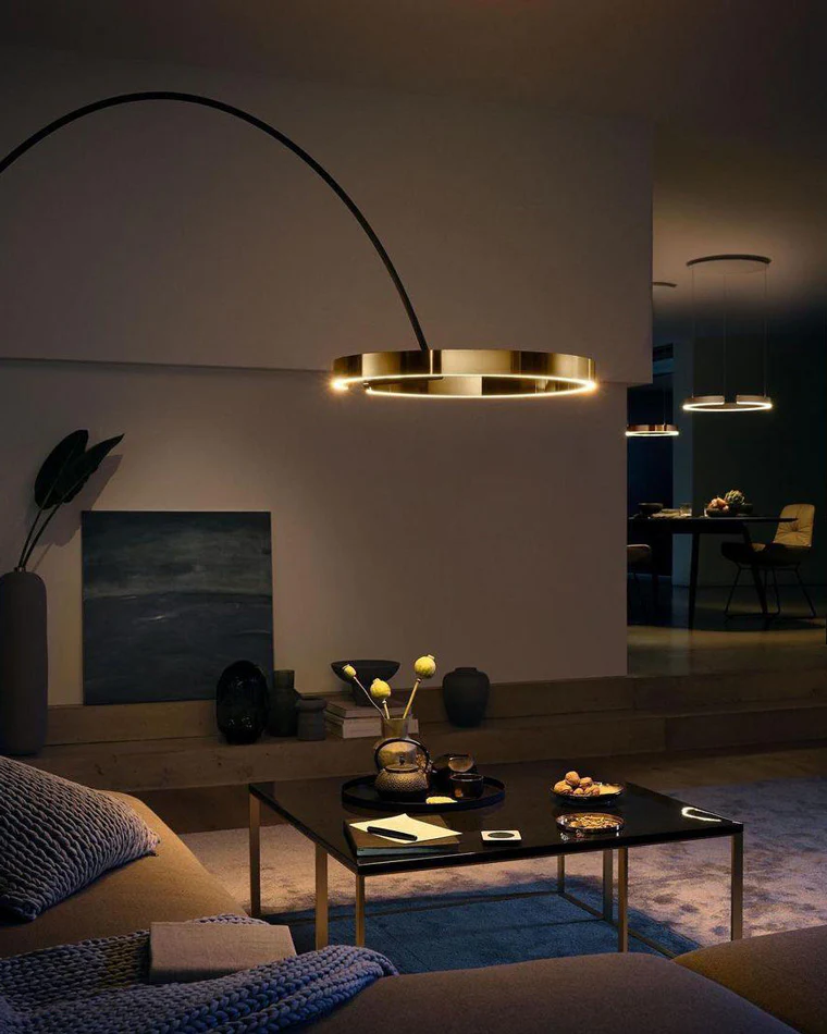 WOMO Circular Arc Floor Lamp-WM7006 - Image 12