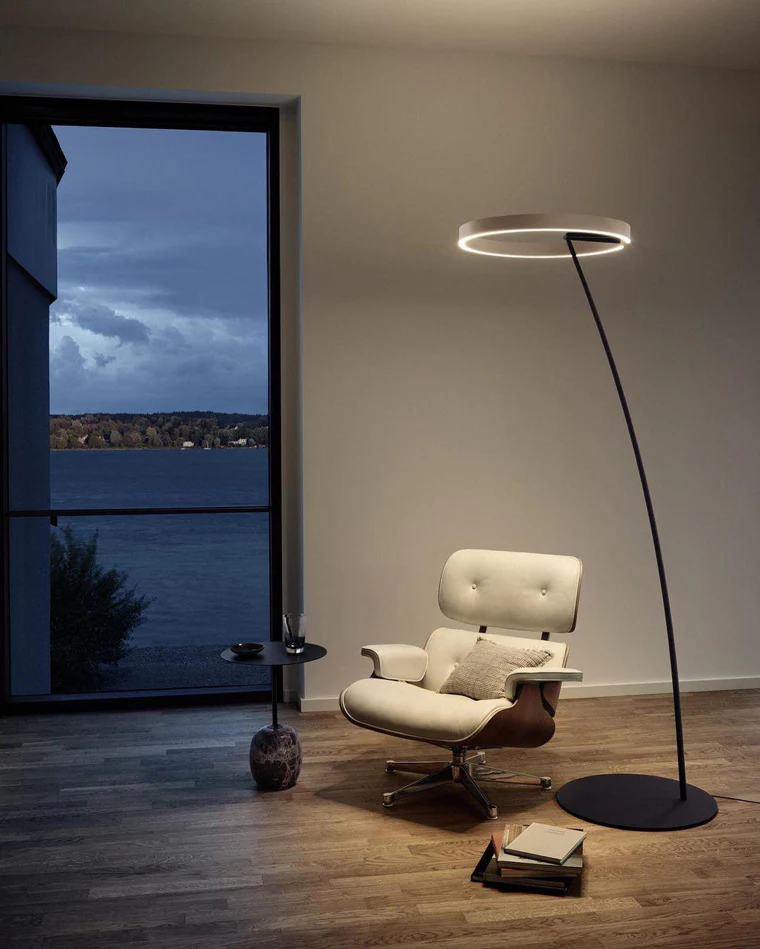 WOMO Circular Arc Floor Lamp-WM7006 - Image 13