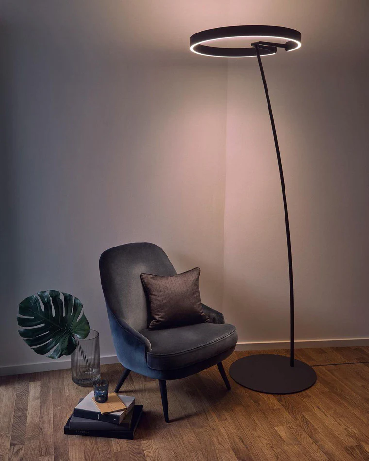 WOMO Circular Arc Floor Lamp-WM7006 - Image 14