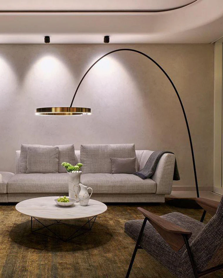 WOMO Circular Arc Floor Lamp-WM7006 - Image 17