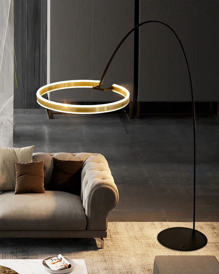 WOMO Circular Arc Floor Lamp-WM7006 - Image 18