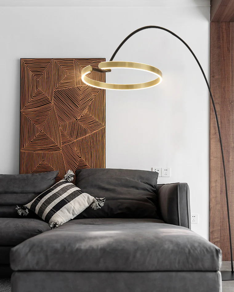 WOMO Circular Arc Floor Lamp-WM7006 - Image 19