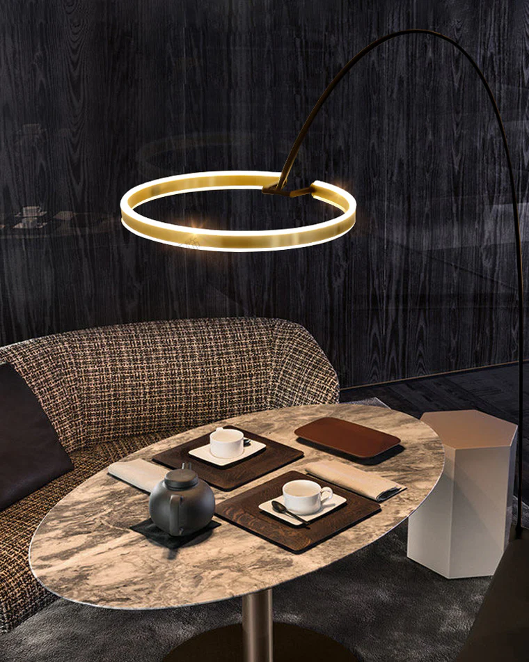 WOMO Circular Arc Floor Lamp-WM7006 - Image 20