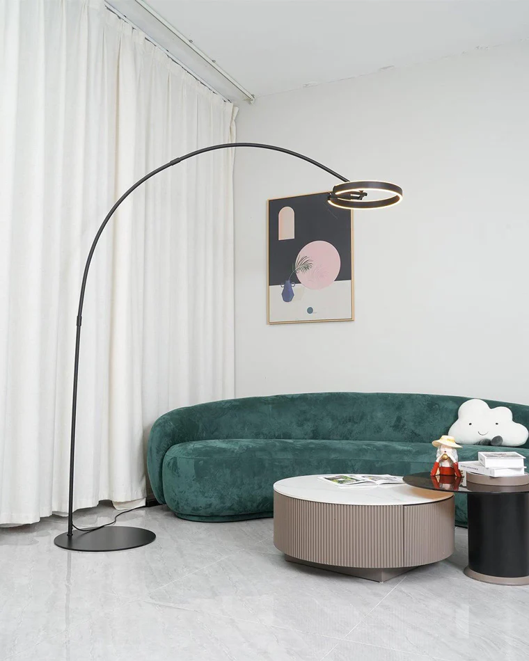 WOMO Circular Arc Floor Lamp-WM7006 - Image 21