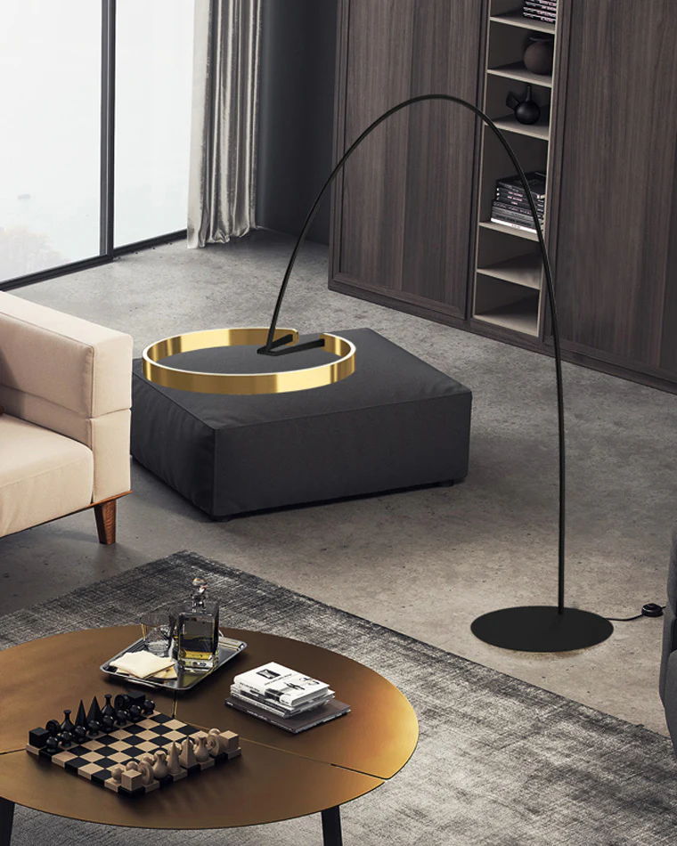 WOMO Circular Arc Floor Lamp-WM7006 - Image 26