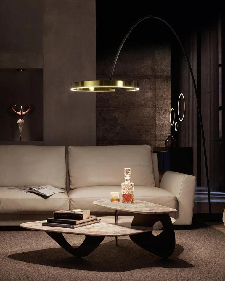 WOMO Circular Arc Floor Lamp-WM7006 - Image 3