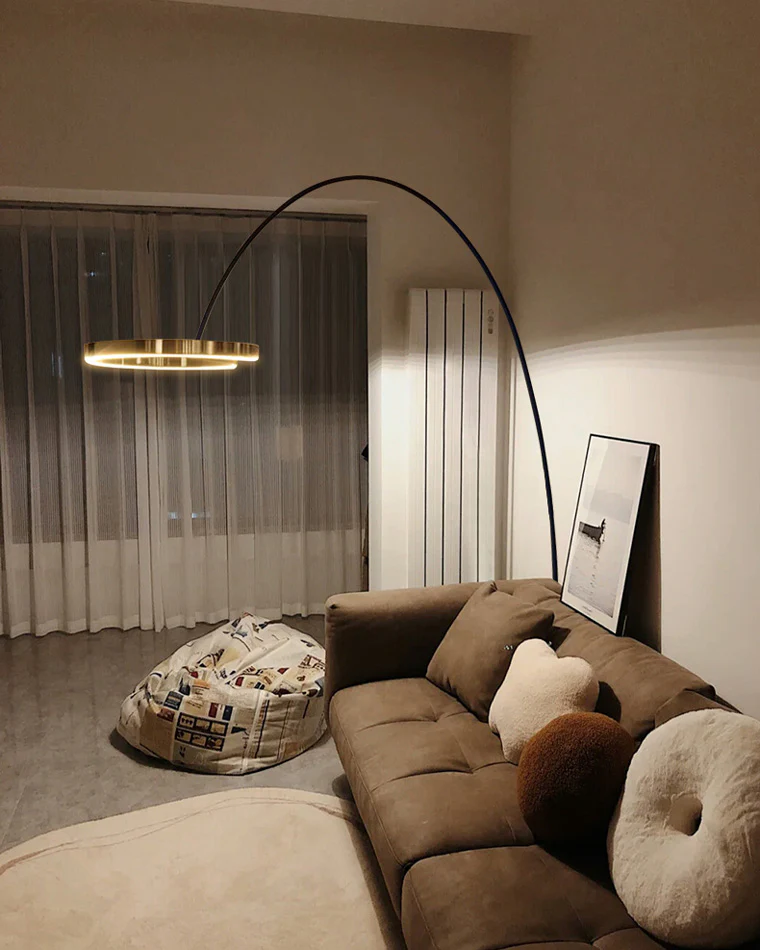 WOMO Circular Arc Floor Lamp-WM7006 - Image 31