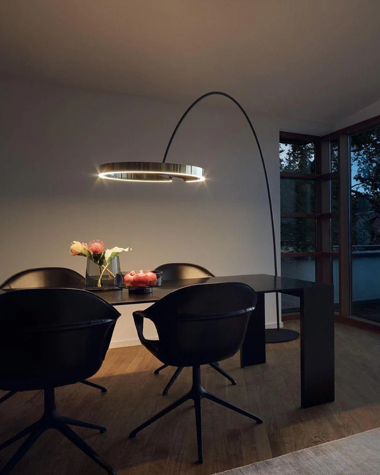 WOMO Circular Arc Floor Lamp-WM7006 - Image 6
