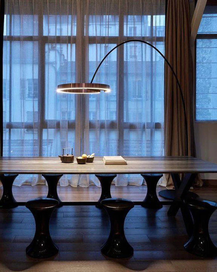 WOMO Circular Arc Floor Lamp-WM7006 - Image 7