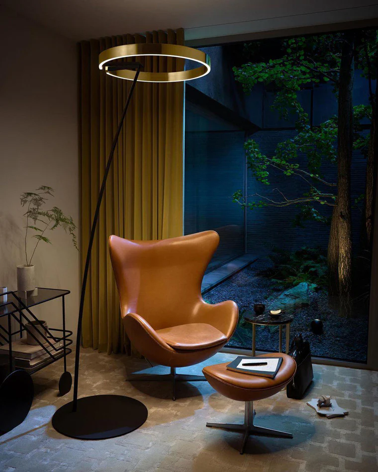 WOMO Circular Arc Floor Lamp-WM7006 - Image 9