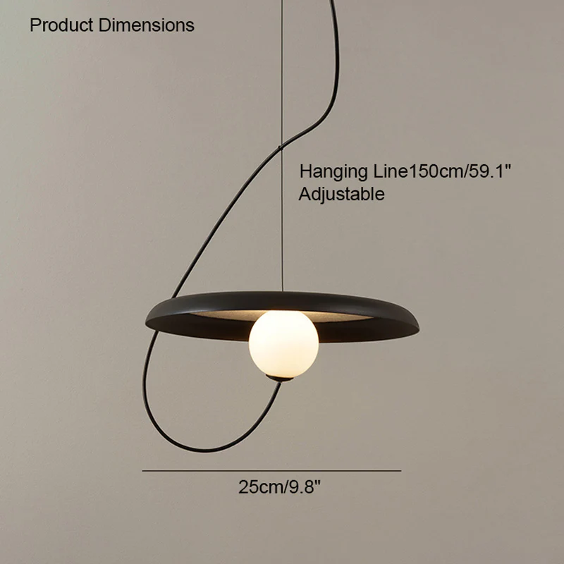 WOMO Acoustic Disc Pendant Light-WM2080 - Image 21