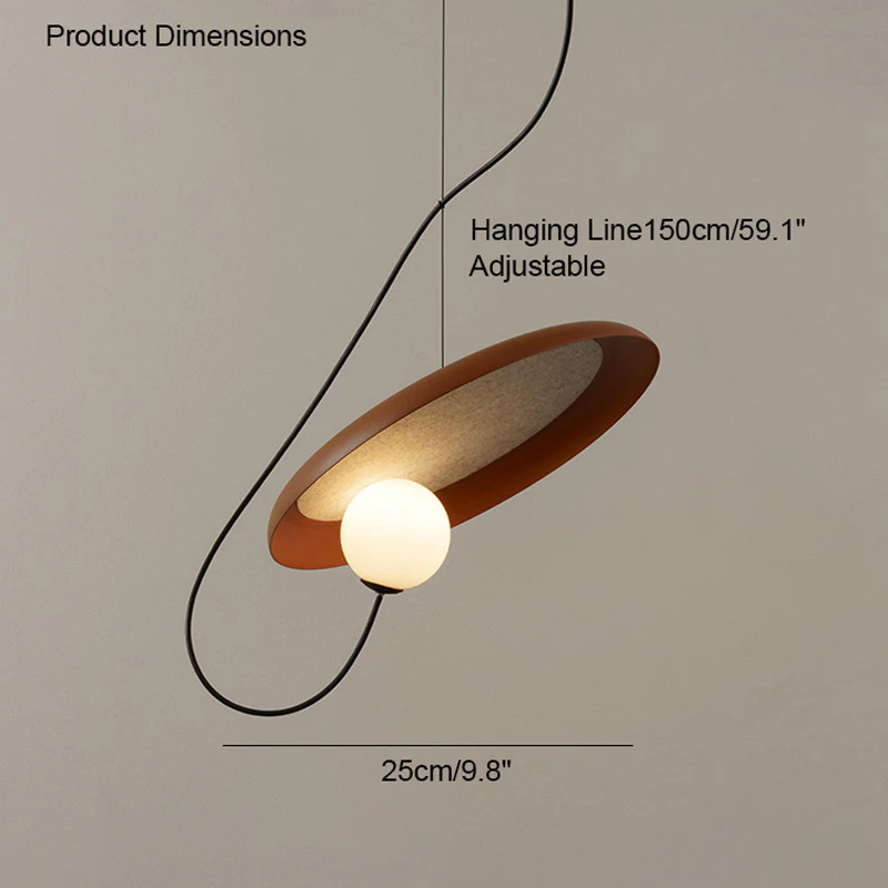 WOMO Acoustic Disc Pendant Light-WM2080 - Image 22
