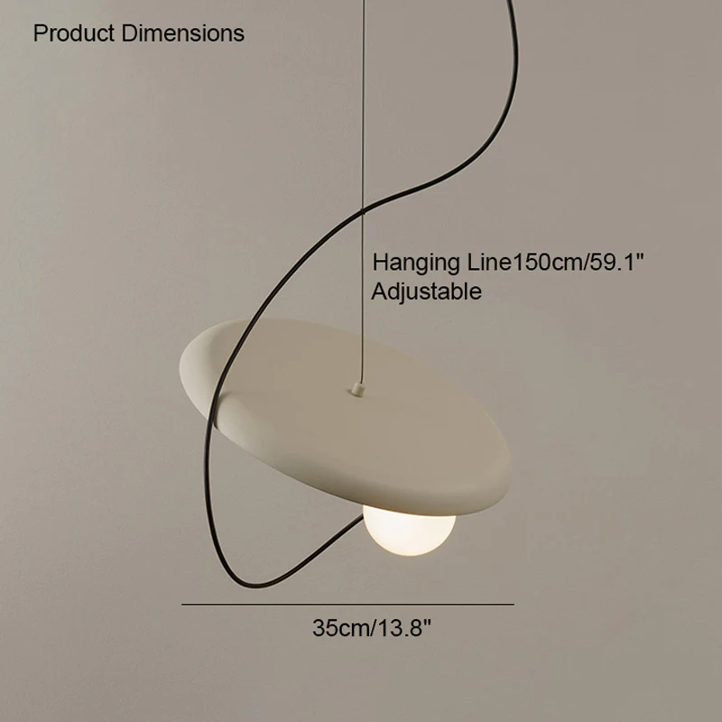 WOMO Acoustic Disc Pendant Light-WM2080 - Image 23