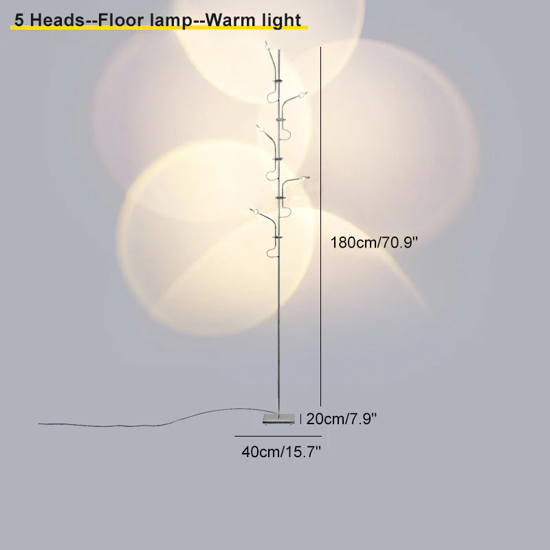 WOMO 5-head Halo Projector Tree Floor Lamp-WM7020 - Image 46