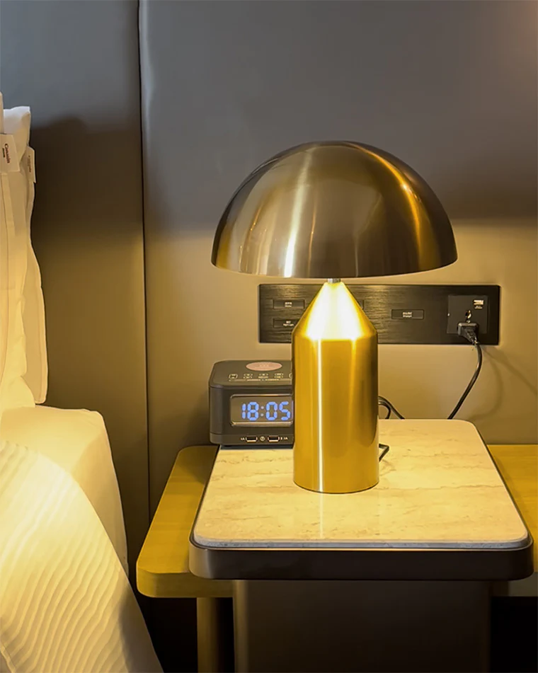 WOMO Dome Metal Mushroom Table Lamp-WM8002 - Image 20