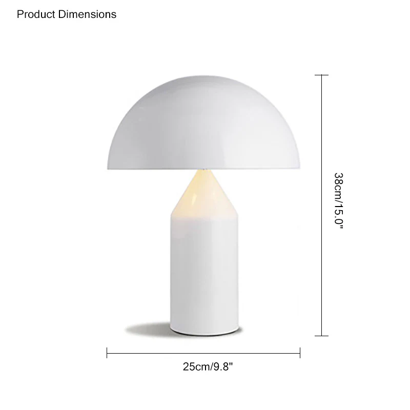 WOMO Dome Metal Mushroom Table Lamp-WM8002 - Image 28