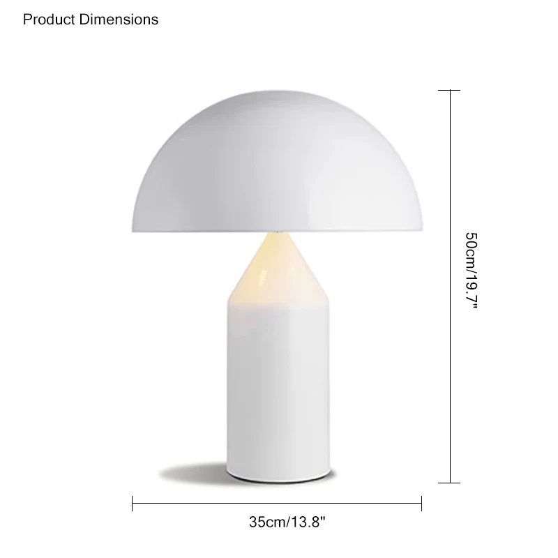 WOMO Dome Metal Mushroom Table Lamp-WM8002 - Image 30