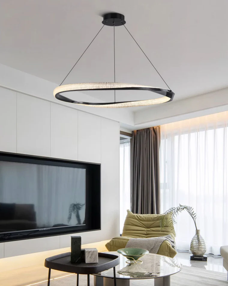WOMO Möbius Circular LED Chandelier-WM2128 - Image 11