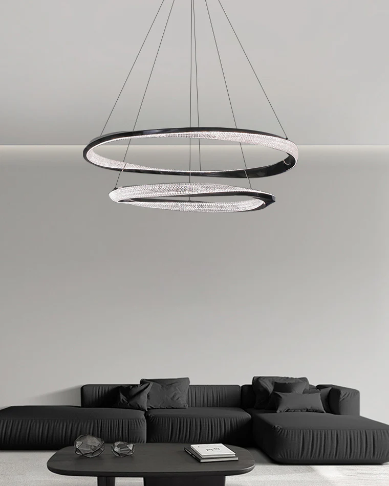 WOMO Möbius Circular LED Chandelier-WM2128 - Image 12