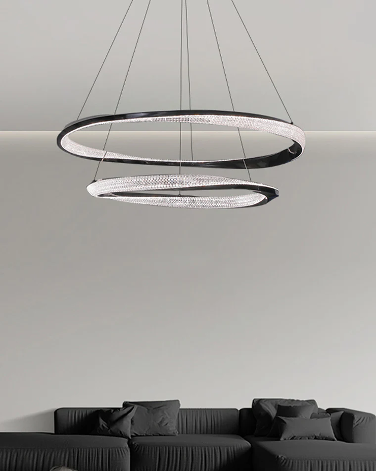 WOMO Möbius Circular LED Chandelier-WM2128 - Image 3