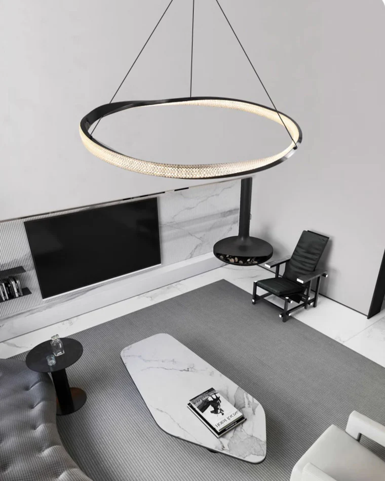 WOMO Möbius Circular LED Chandelier-WM2128 - Image 5