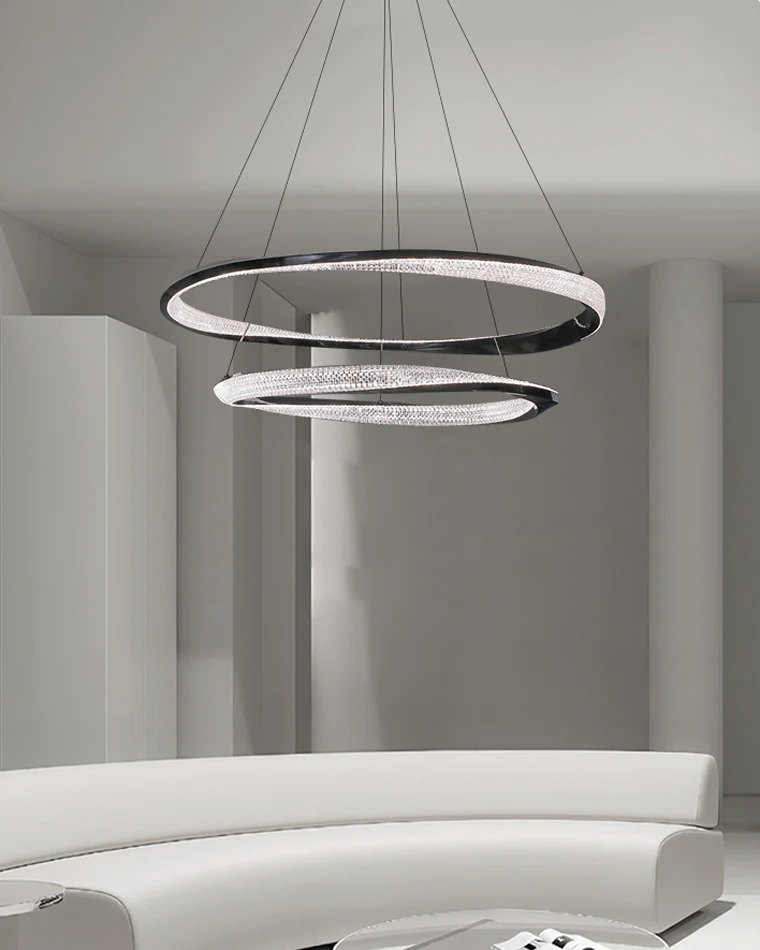 WOMO Möbius Circular LED Chandelier-WM2128 - Image 9