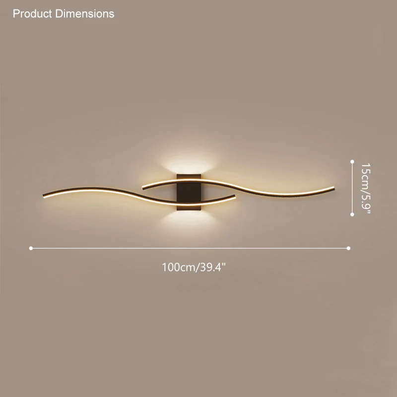 WOMO Curved Accent Wall Sconce-WM6005 - Image 12