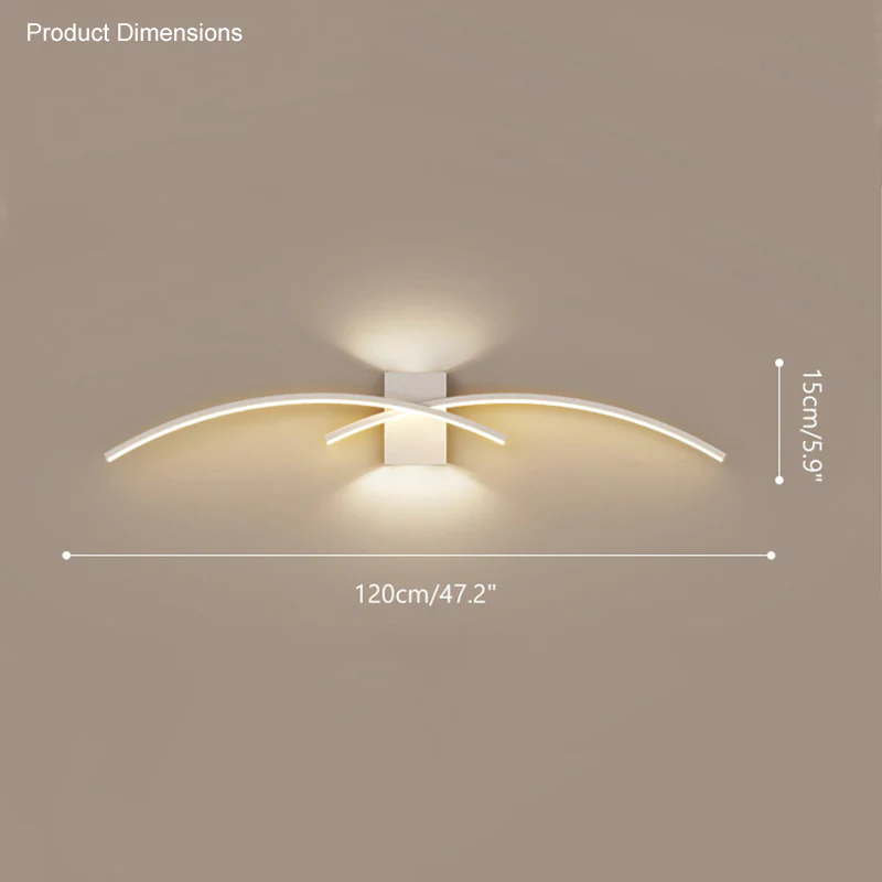 WOMO Curved Accent Wall Sconce-WM6005 - Image 26