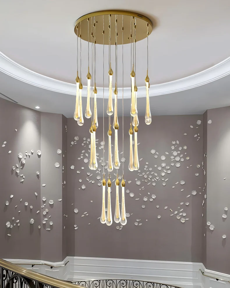 WOMO Raindrop Crystal chandelier-WM2124 - Image 46