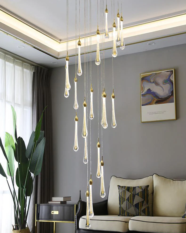 WOMO Raindrop Crystal chandelier-WM2124 - Image 49