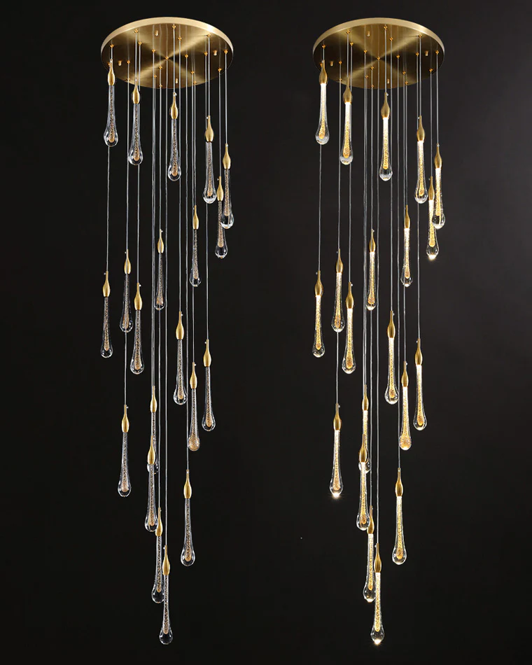 WOMO Raindrop Crystal chandelier-WM2124 - Image 5