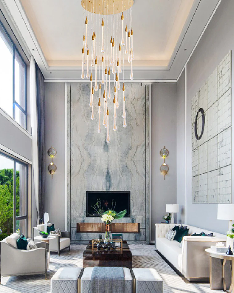 WOMO Raindrop Crystal chandelier-WM2124 - Image 7