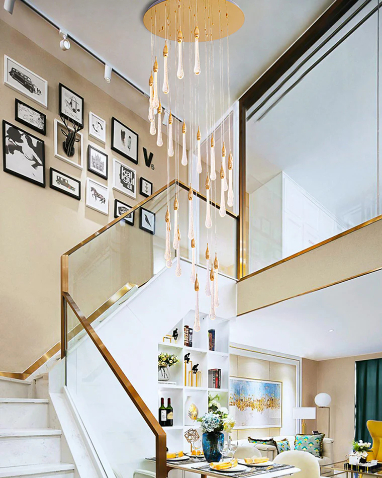 WOMO Raindrop Crystal chandelier-WM2124 - Image 8