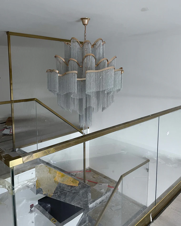 WOMO Fringe Tiered Chandelier-WM2079 - Image 10