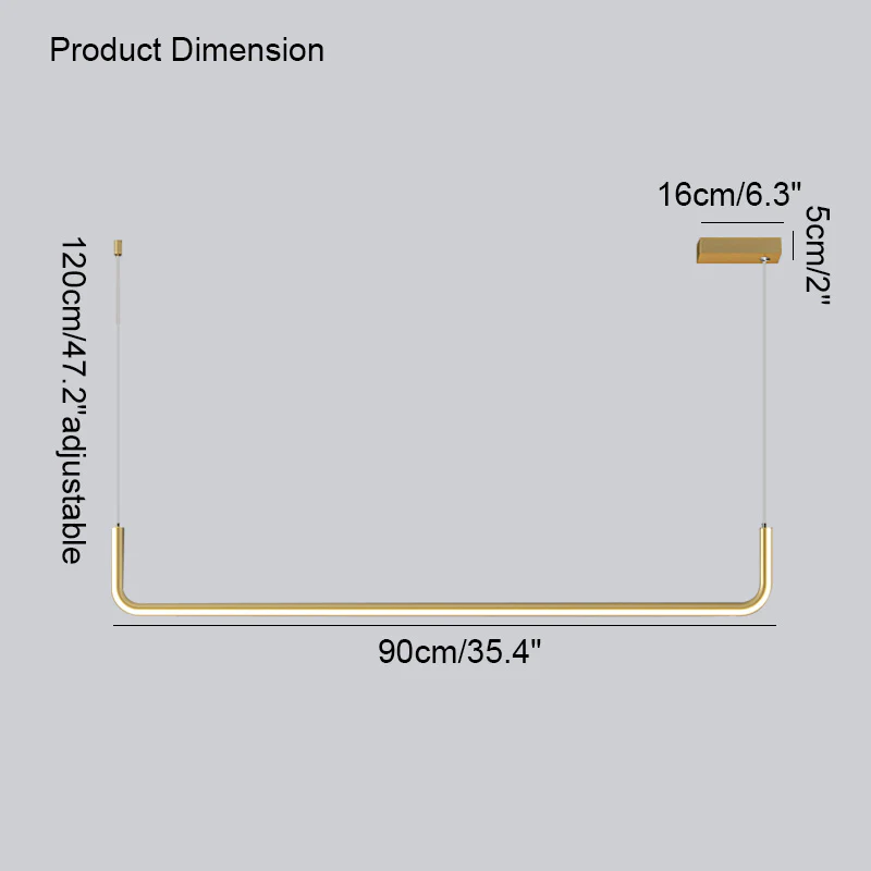 WOMO Tube Linear Pendant Light-WM2001 - Image 21