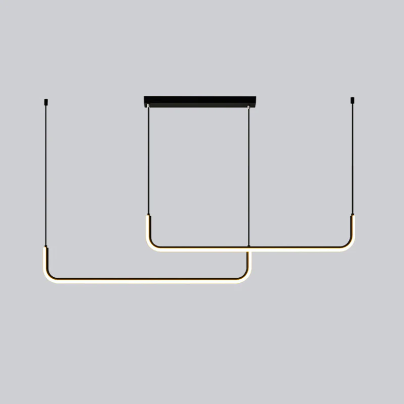 WOMO Tube Linear Pendant Light-WM2001 - Image 30