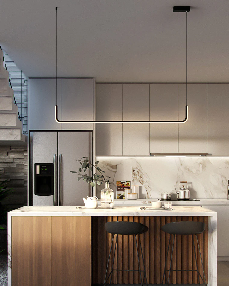 WOMO Tube Linear Pendant Light-WM2001 - Image 5