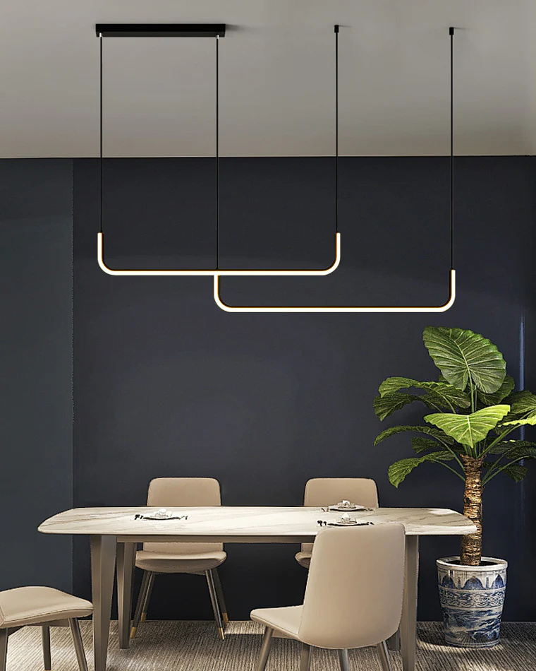 WOMO Tube Linear Pendant Light-WM2001 - Image 7