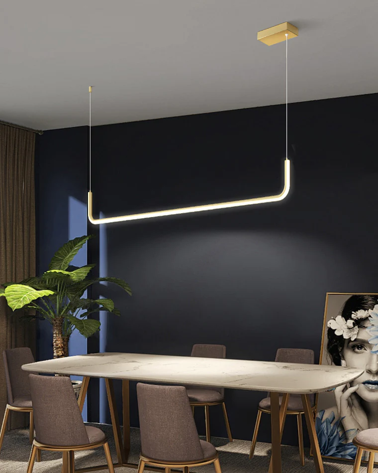 WOMO Tube Linear Pendant Light-WM2001 - Image 9