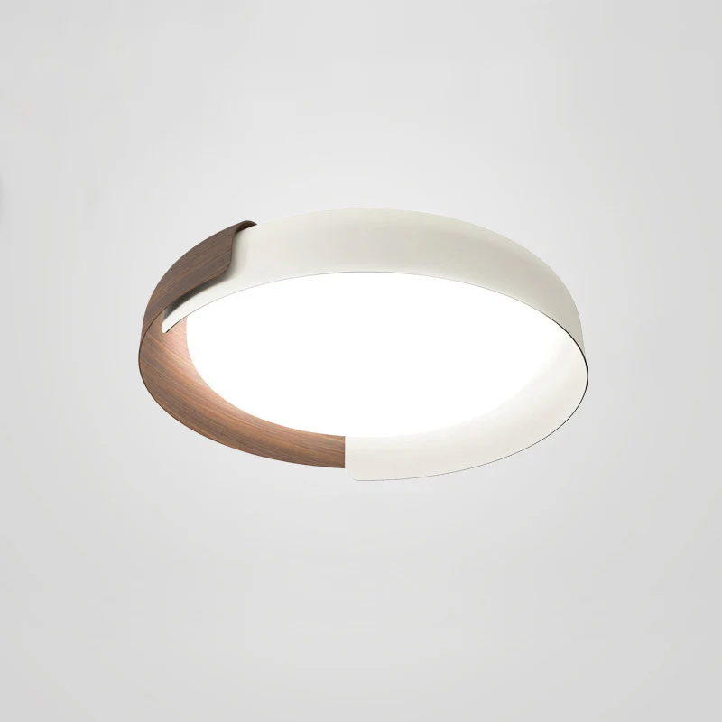 WOMO Walnut Grain Round Ceiling Light-WM1018 - Image 23