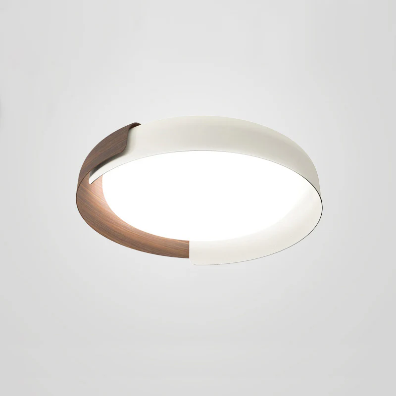 WOMO Walnut Grain Round Ceiling Light-WM1018 - Image 24