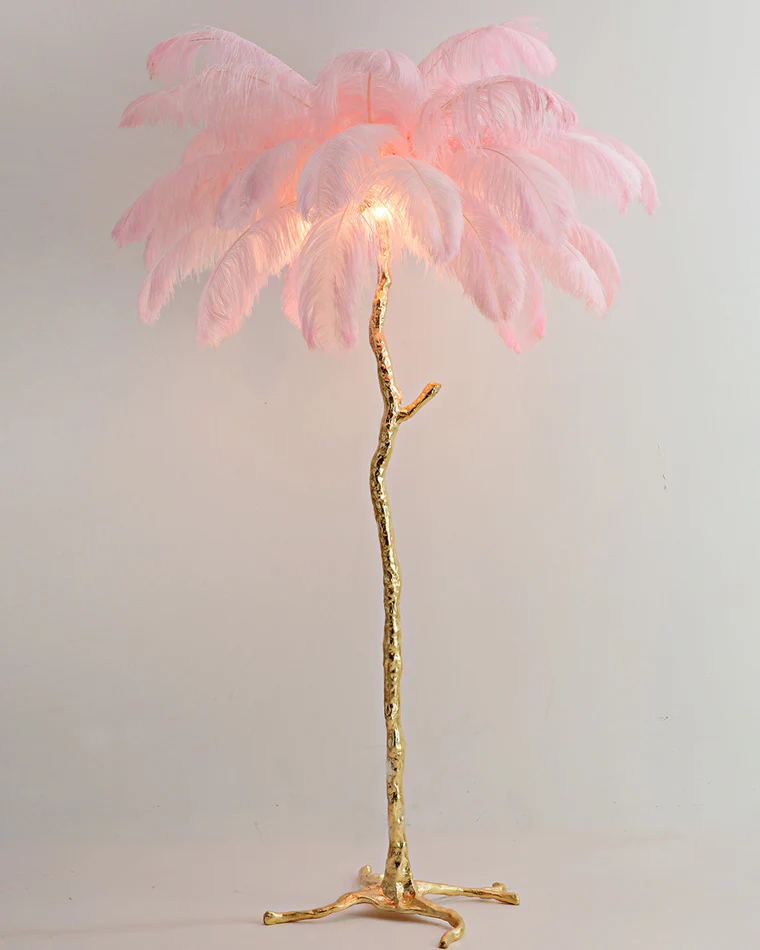 WOMO Feather Palm Tree Floor Lamp-WM7000 - Image 102