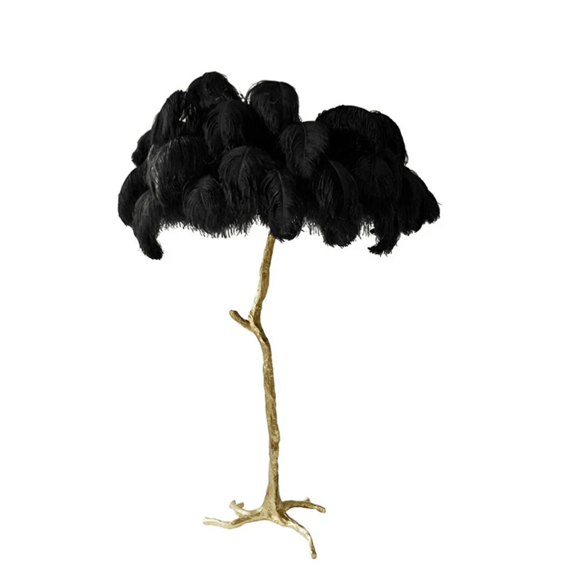WOMO Feather Palm Tree Floor Lamp-WM7000 - Image 106