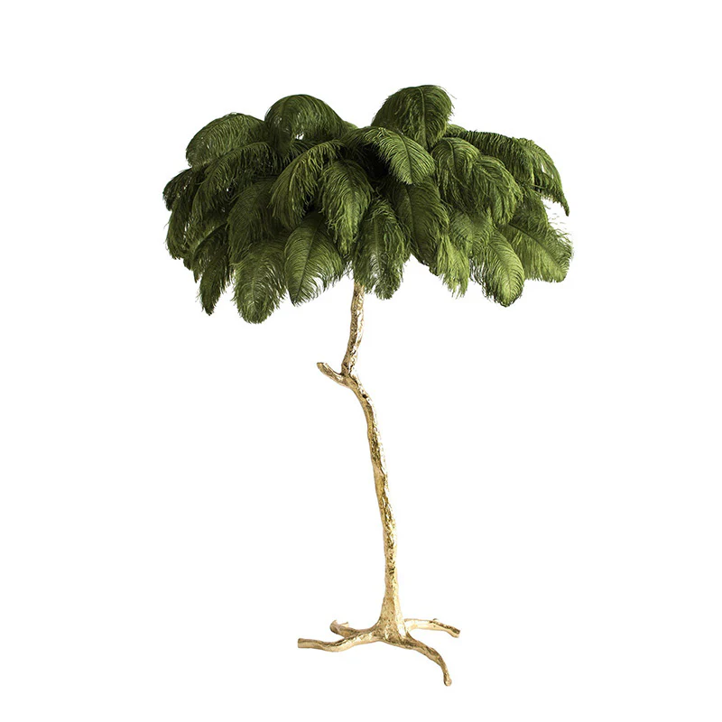 WOMO Feather Palm Tree Floor Lamp-WM7000 - Image 110