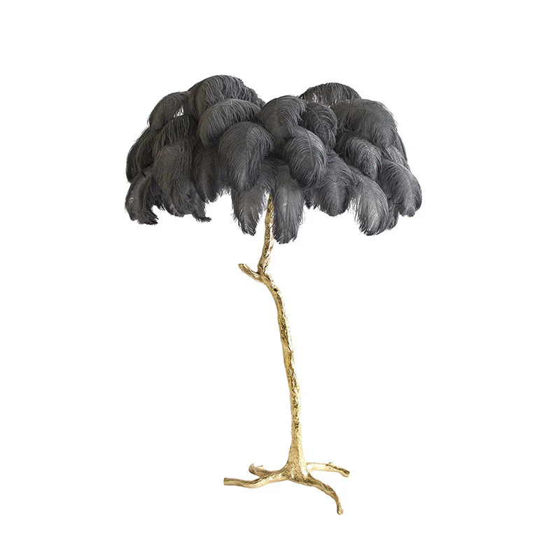 WOMO Feather Palm Tree Floor Lamp-WM7000 - Image 112