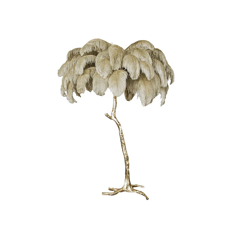 WOMO Feather Palm Tree Floor Lamp-WM7000 - Image 114