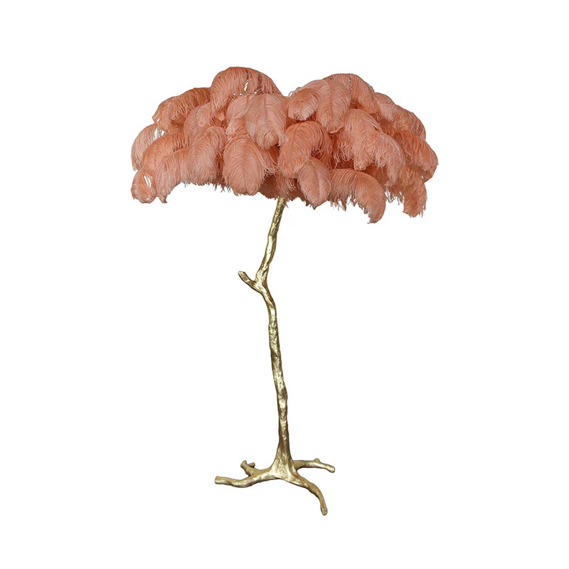WOMO Feather Palm Tree Floor Lamp-WM7000 - Image 120