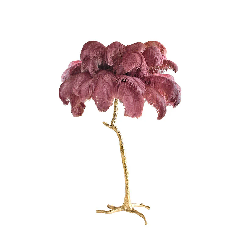 WOMO Feather Palm Tree Floor Lamp-WM7000 - Image 124